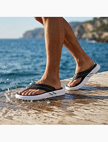 OZABI Tongs homme confort semelle epaisse antiderapante ete plage