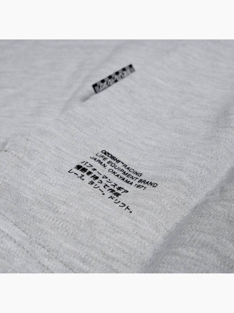 Ozoshi - Polo motif/style petit logo Gris - Kiabi