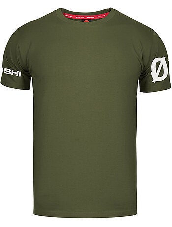 Ozoshi - T-shirt motif/style imprimé sur manche