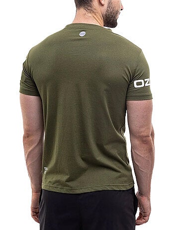 Ozoshi - T-shirt motif/style imprimé sur manche