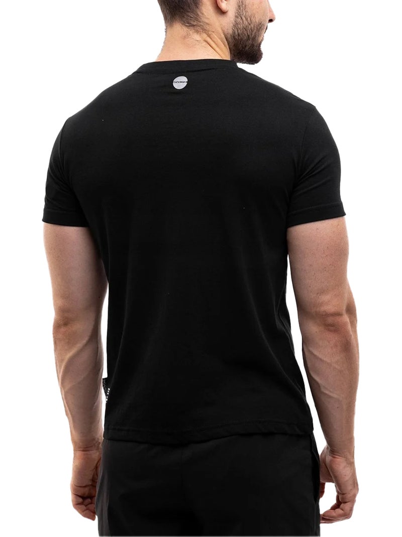 Ozoshi - T-shirt motif/style petit logo Noir - Kiabi