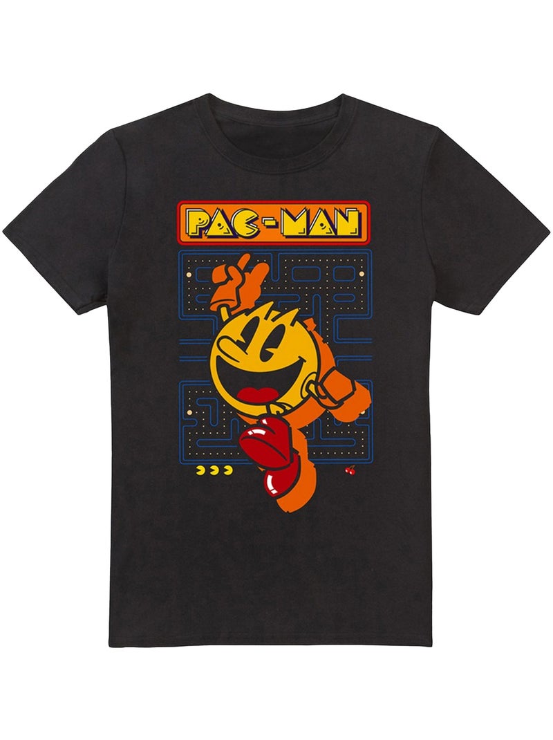 Pac Man - T-shirt Noir - Kiabi