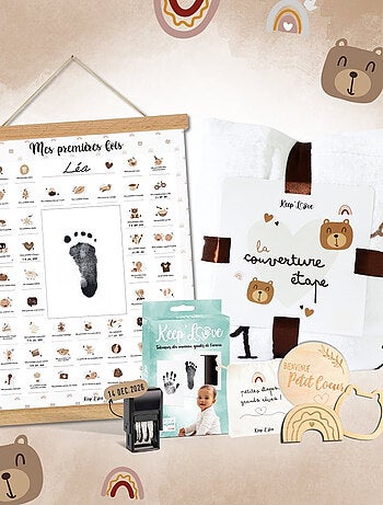 Pack - Couverture Étape + Affiche Mes Premières Fois + Tampon Dateur + Baguettes + Kit Empreintes