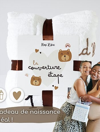 Pack - Couverture Étape + Kit Empreintes pour mains et pieds de bébé