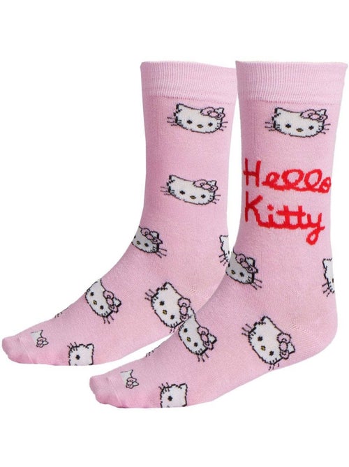 Pack - Lot de 3 paires de chaussettes - Hello Kitty - Kiabi