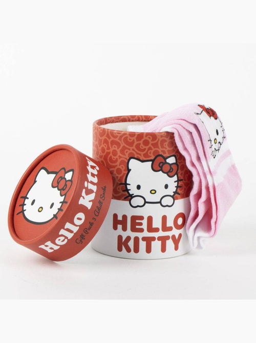 Pack - Lot de 3 paires de chaussettes - Hello Kitty - Kiabi