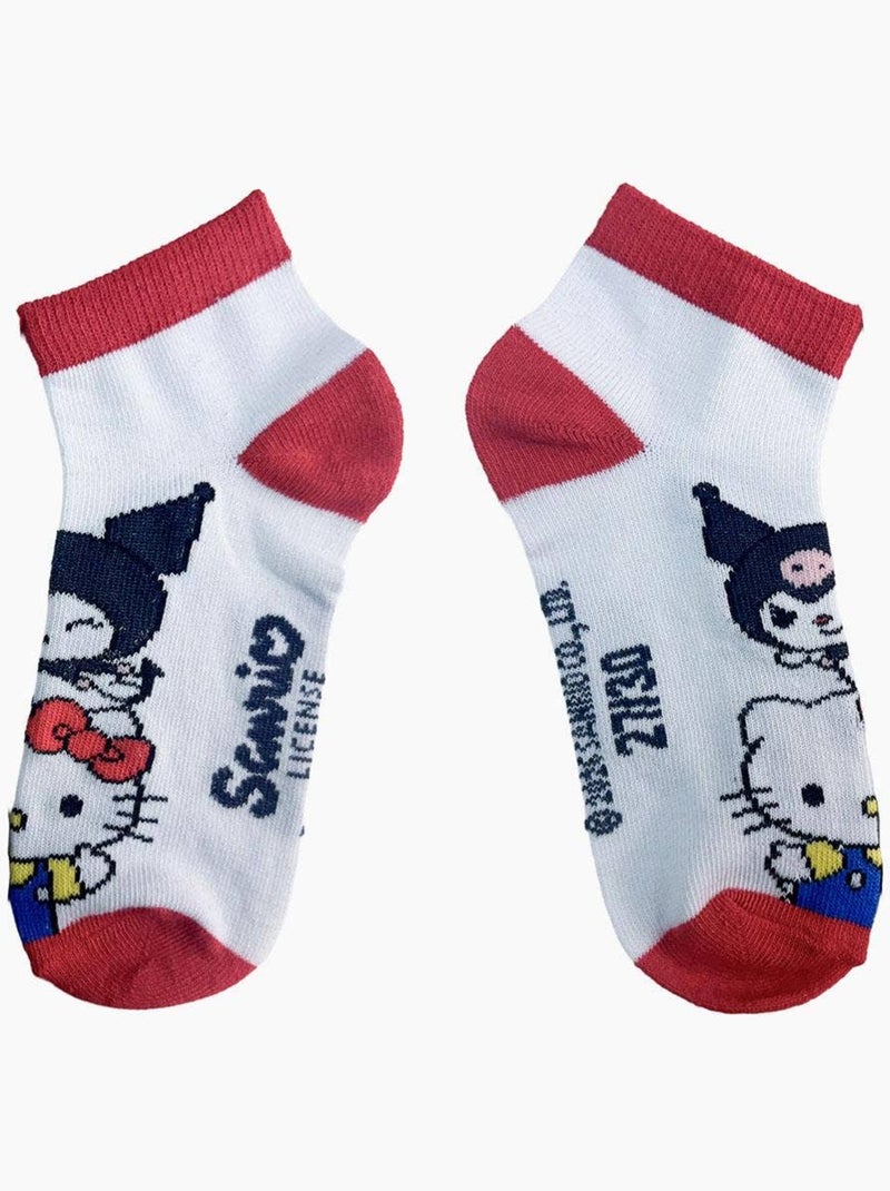 Pack - Lot de 7 paires de chaussettes enfant - Hello Kitty Multicolore - Kiabi