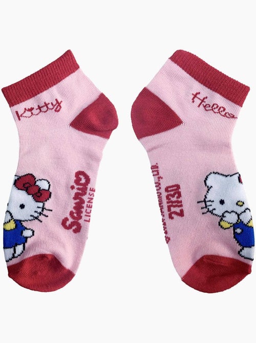 Pack - Lot de 7 paires de chaussettes enfant - Hello Kitty - Kiabi