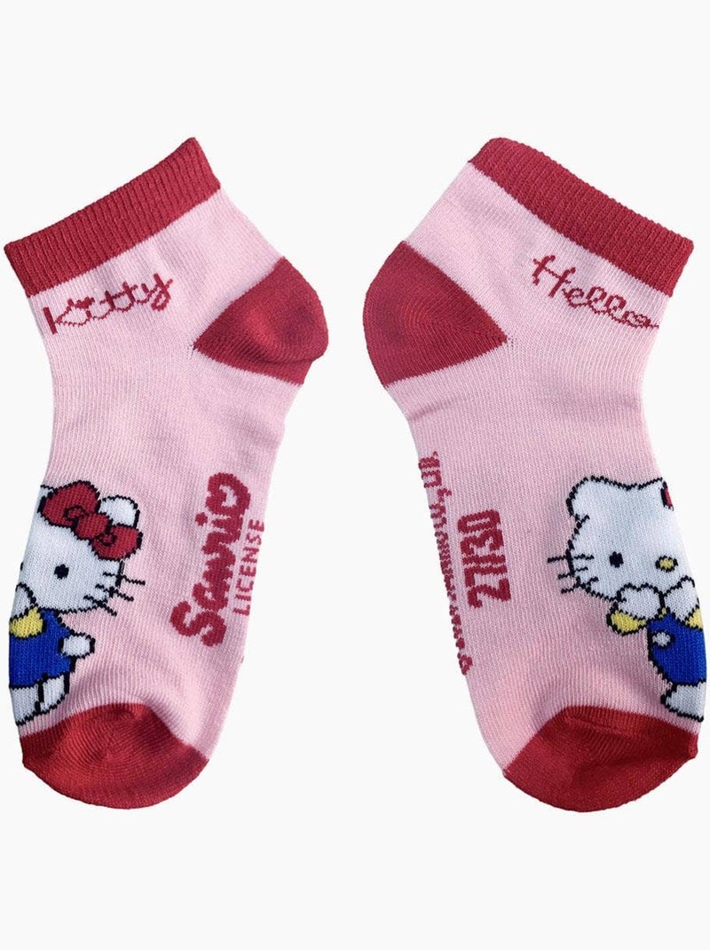 Pack - Lot de 7 paires de chaussettes enfant - Hello Kitty Multicolore - Kiabi
