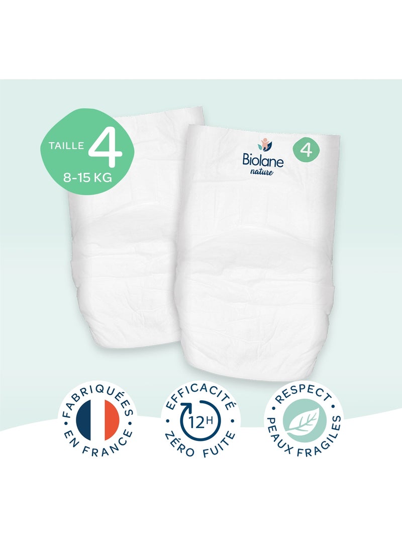 Pack 1 mois couches-culottes taille 4 (8 à 15 kg) - 126 couches biolane N/A - Kiabi