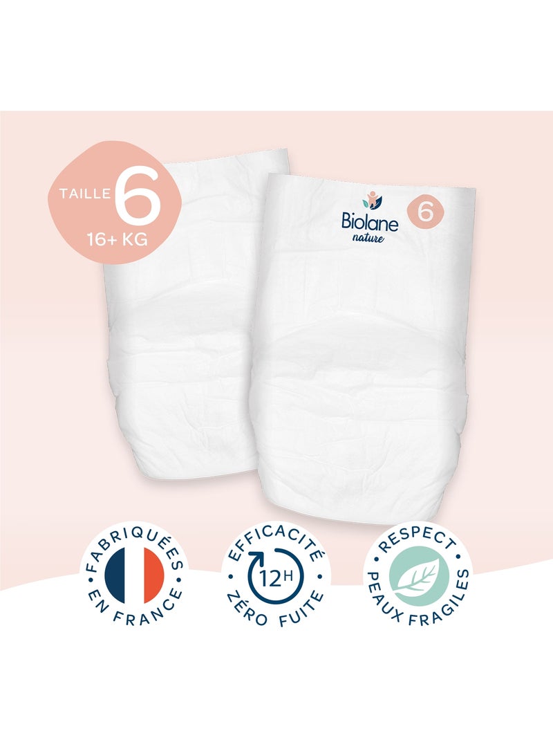 Pack 1 mois couches-culottes taille 6 (16+ kg) - 108 couches biolane N/A - Kiabi