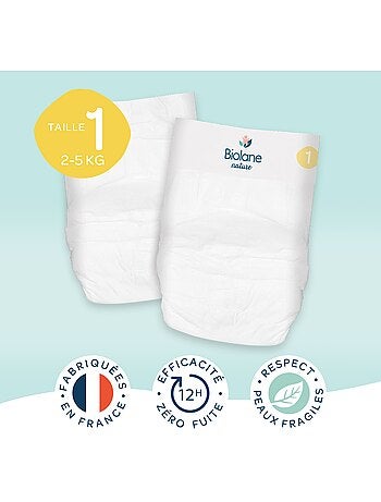 Pack 1 mois couches Taille 1 (2 à 5 kg) - 168 couches