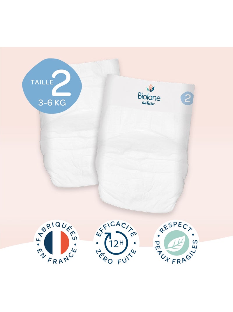 Pack 1 mois couches taille 2 (3 à 6 kg) - 168 couches biolane N/A - Kiabi