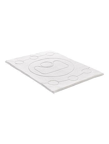 Pack 1 surmatelas mémoire de forme et 2 oreillers ergonomiques