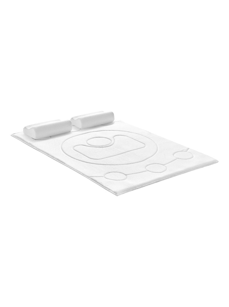 Pack 1 surmatelas mémoire de forme et 2 oreillers ergonomiques N/A - Kiabi