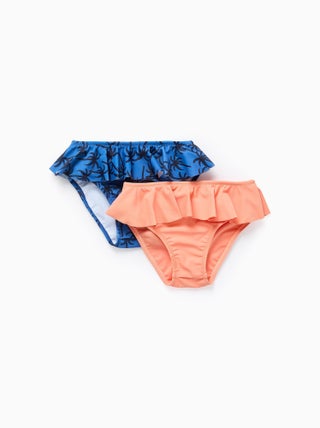Pack 2 Bas de Bikini avec Volants