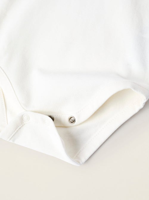 Pack 2 Bodies avec Col Claudine - Kiabi