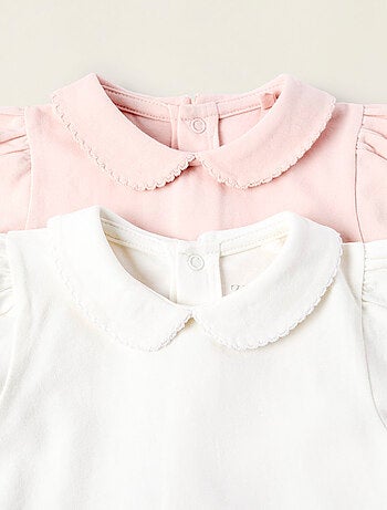 Pack 2 Bodies avec Col Claudine