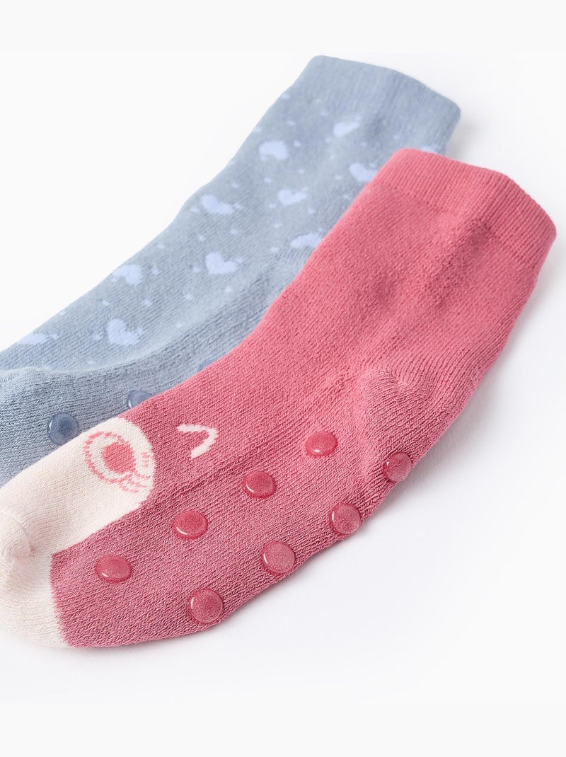 Pack 2 Chaussettes Antidérapantes Multicolore - Kiabi