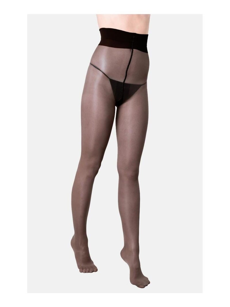 Pack 2 collants en lycra 40 den relax, Mina. Noir Noir - Kiabi