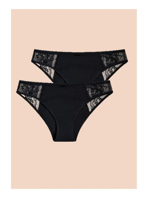 Pack 2 Culotte menstruelle en bambou, flux abondant, Agadir - Kiabi