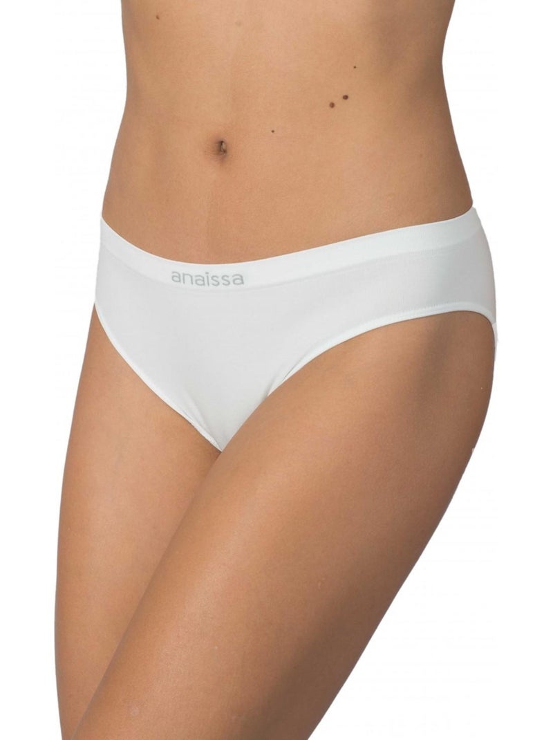 Pack 2 Culotte sans couture 3D, Comodity Blanc - Kiabi