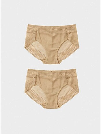 Pack 2 culottes en dentelle sans marques