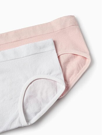 Pack 2 Culottes Hipsters en Microfibre