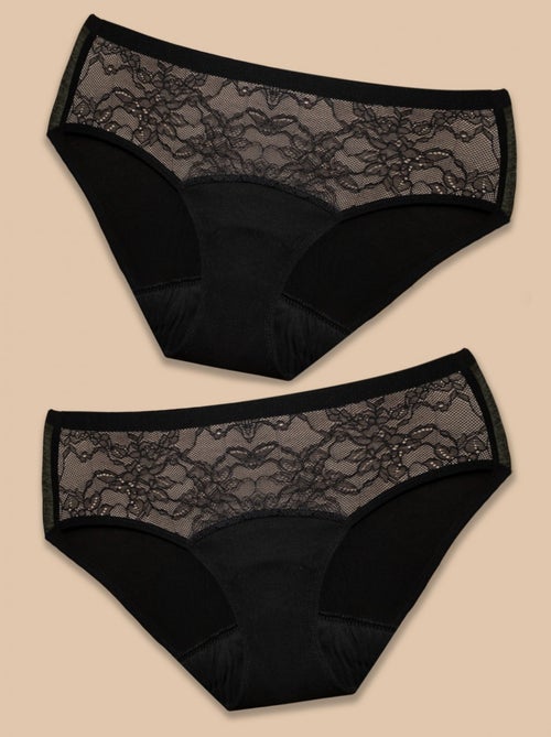 Pack 2 Culottes menstruelles flux abondant, Colette - Kiabi