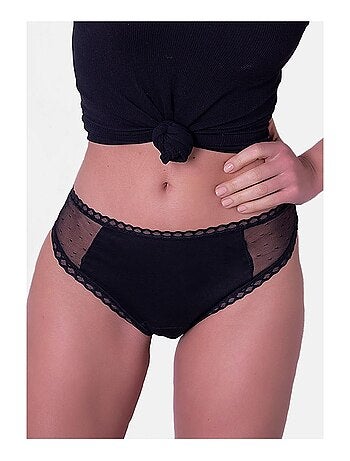 Pack 2 Culottes menstruelles flux abondants coton, Sunny