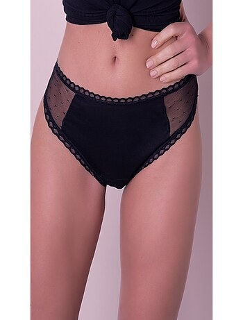 Pack 2 Culottes menstruelles flux abondants coton, Sunny