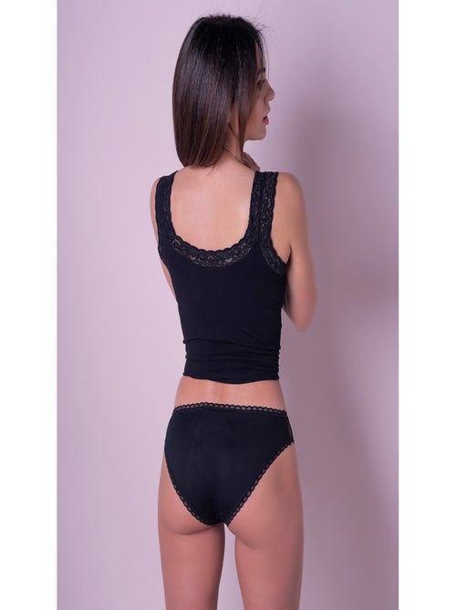 Pack 2 Culottes menstruelles flux abondants coton, Sunny - Kiabi