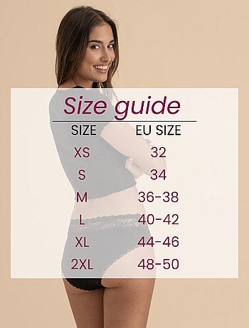 Pack 2 Culottes menstruelles flux abondants en coton, Chantell