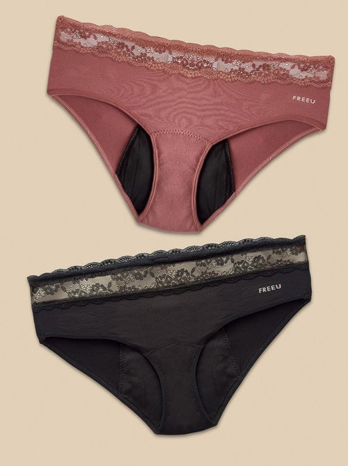 Pack 2 Culottes menstruelles Lola - Kiabi