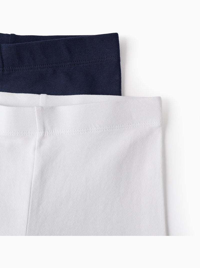 Pack 2 Leggings Blanc - Kiabi