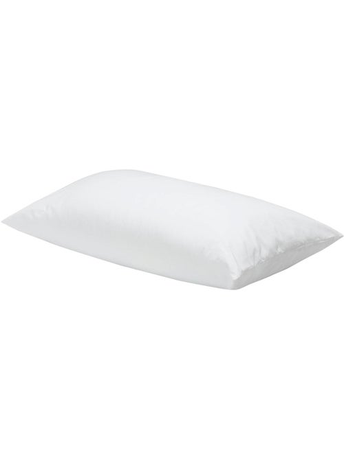 Pack 2 Oreillers Antiallergique en Fibre Housse 100% Coton - Kiabi