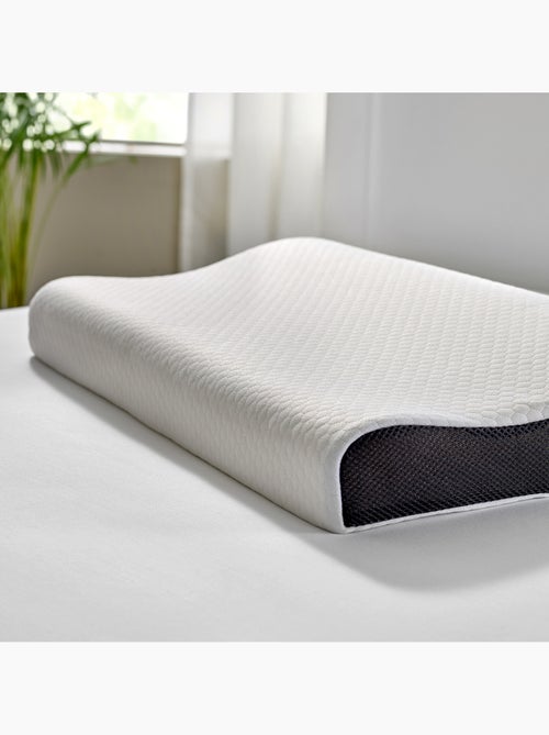 Pack 2 Oreillers d'hôtel Fibre Toucher doux Dormir sur le côté - Kiabi