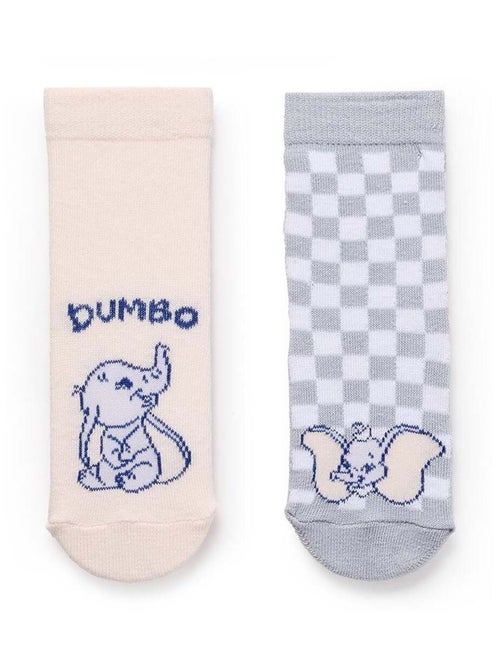 Pack 2 Paires de Chaussettes Antidérapantes 'Dumbo' - Kiabi