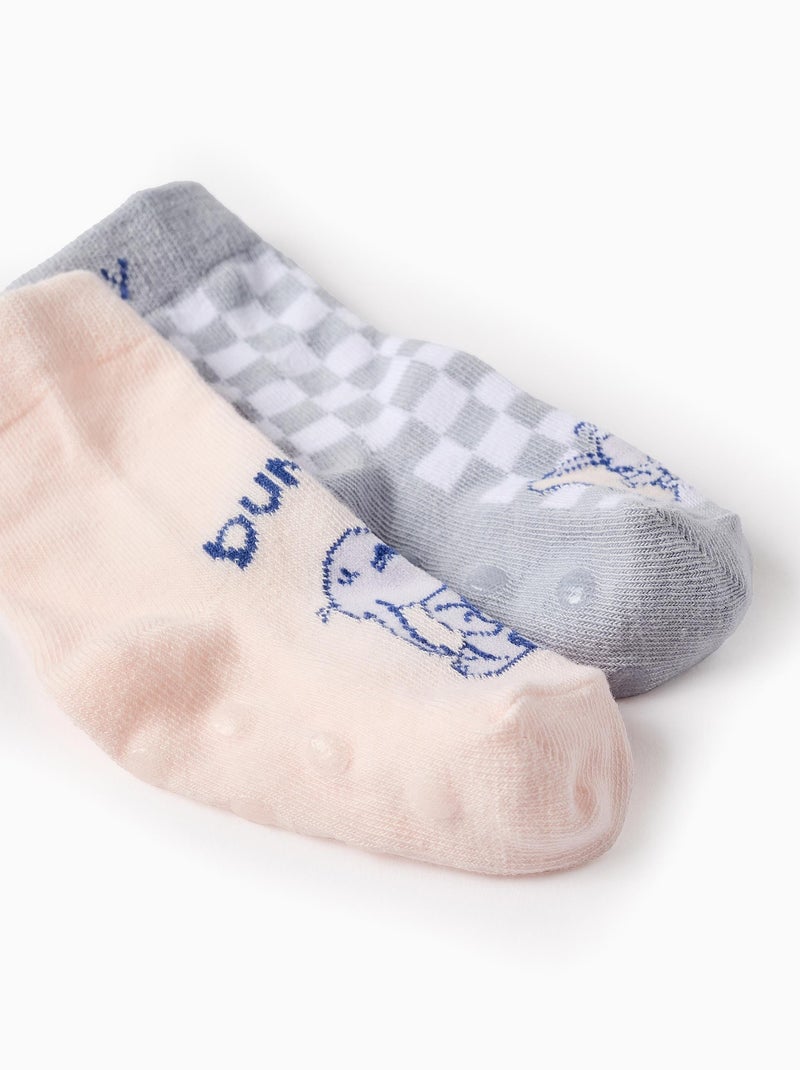 Pack 2 Paires de Chaussettes Antidérapantes Dumbo Multicolore - Kiabi