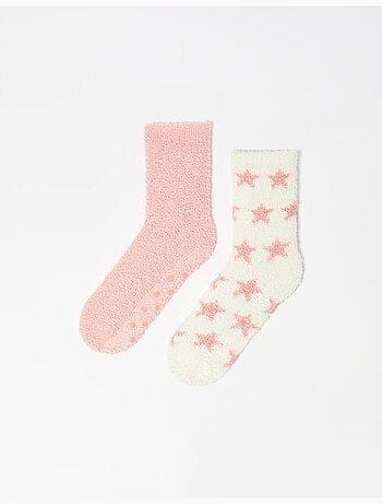 Pack 2 paires de chaussettes antidérapantes, MO Fashion