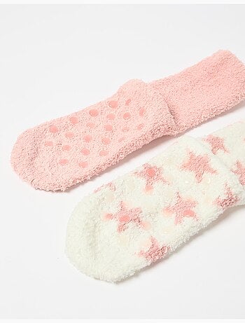 Pack 2 paires de chaussettes antidérapantes, MO Fashion