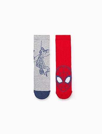Pack 2 Paires de Chaussettes Antidérapantes Spider-Man
