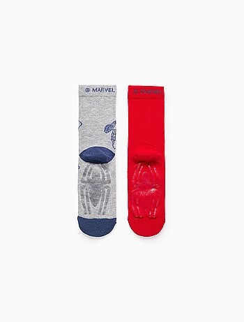 Pack 2 Paires de Chaussettes Antidérapantes Spider-Man