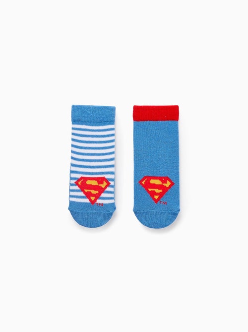 Pack 2 Paires de Chaussettes Antidérapantes Superman - Kiabi