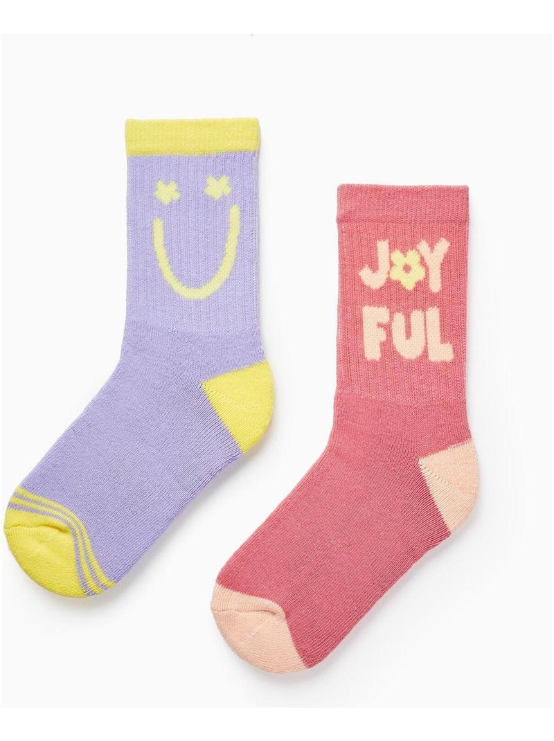 Pack 2 Paires de Chaussettes pour Fille   THE WAVE TRIBE Multicolore - Kiabi