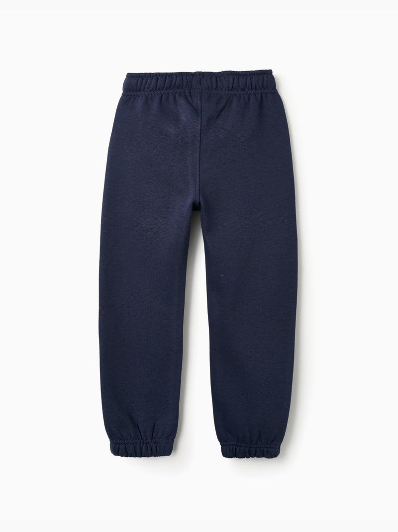 Pack 2 Pantalon de Jogging peigné Bleu foncé - Kiabi