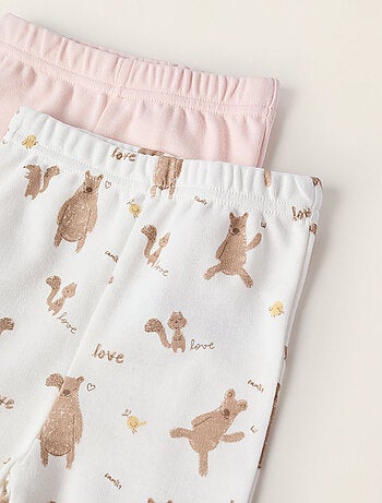 Pack 2 Pantalons avec Pieds