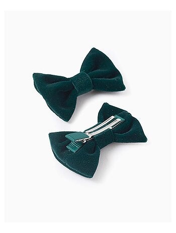 Pack 2 Pinces à Cheveux avec Nœud en Velours