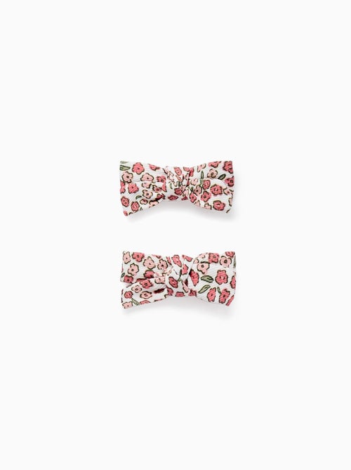 Pack 2 Pinces à Cheveux avec Nœud Floral - Kiabi