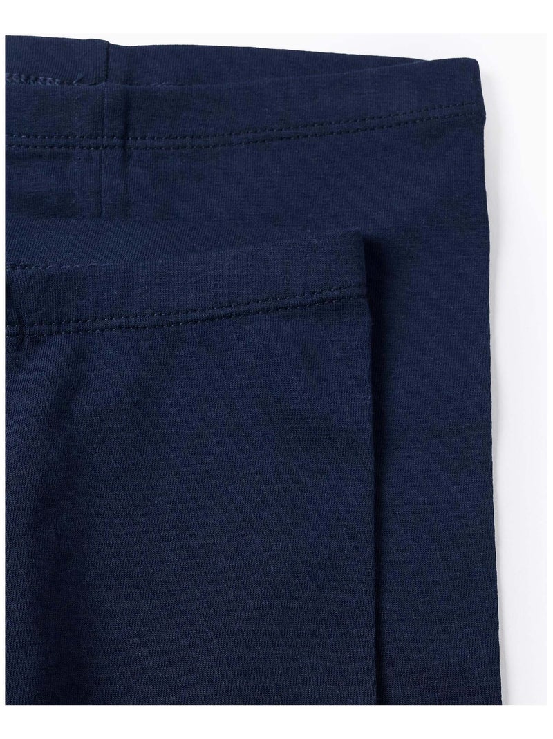Pack 2 Shorts Cycliste Bleu foncé - Kiabi
